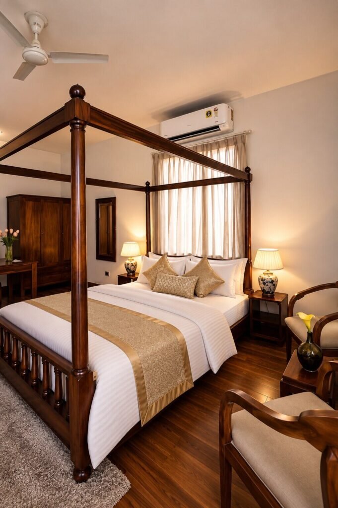 Four-poster bedroom